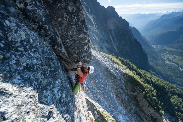 Trekking in the Swiss Alps